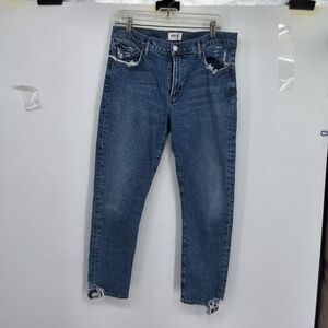 AGOLDE sz 31 Distressed Blue Jeans